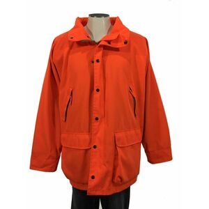 Guide Gear Blaze‎ Orange Hunting Coat M Shooting Zip Snap Jacket Snowmobile Mens